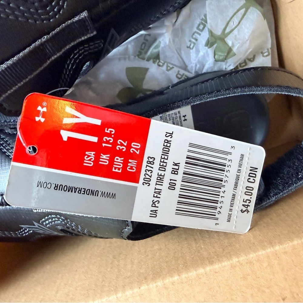 Under Armour Fat Tire Black Sandals - Picture 4 of 4